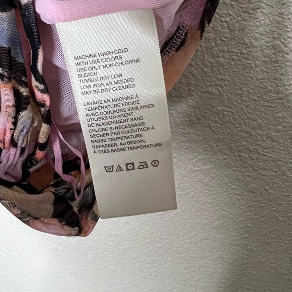 Free People Avenue Print Pink Top Combo - Picture 10 of 12